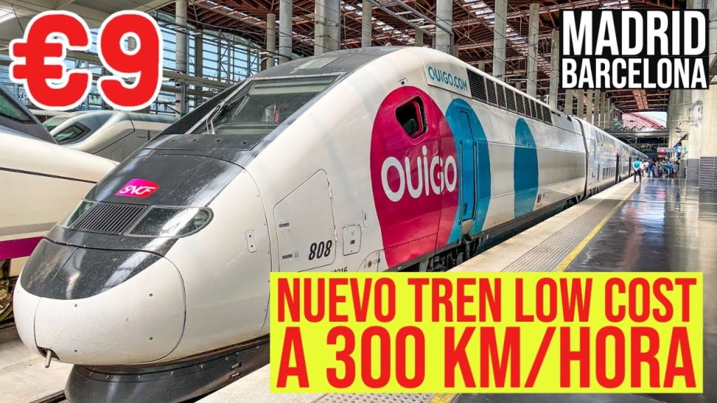 ¿Cuánto tiempo hay de Madrid a Barcelona en tren? 8