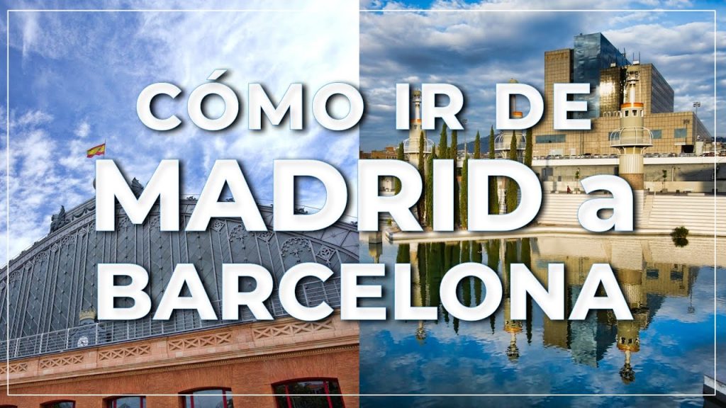 ¿Cuánto hay de Barcelona a Madrid? 1