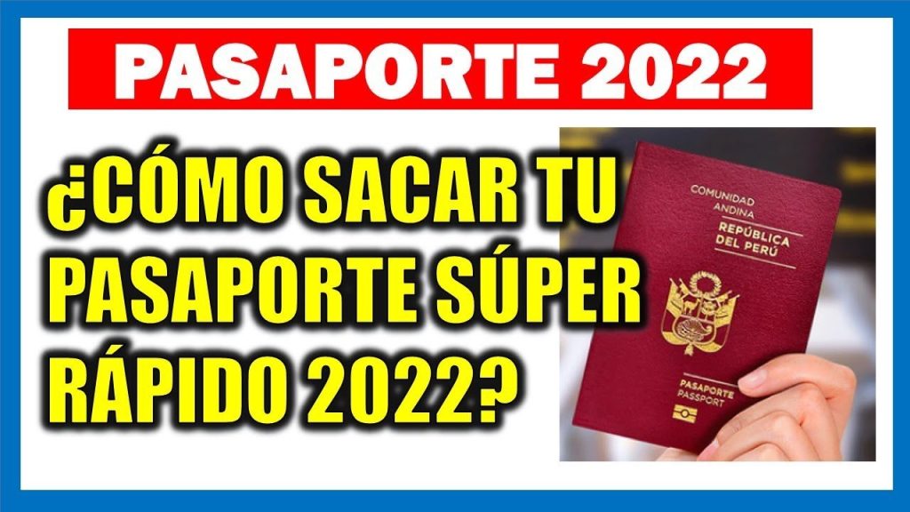 ¿Cómo tramitar mi pasaporte 2022? 5