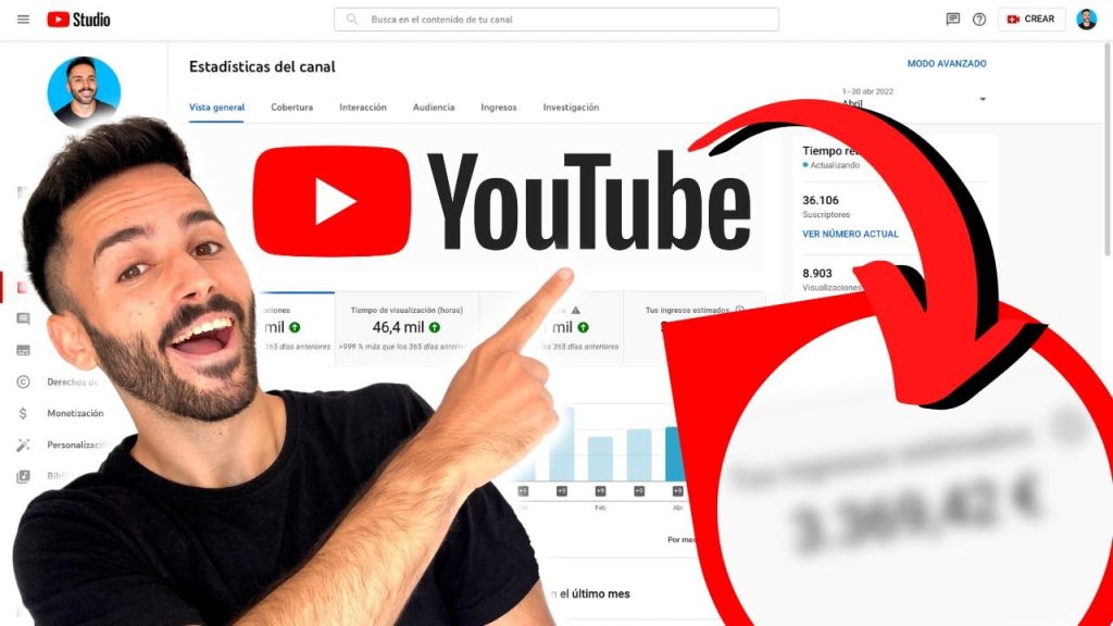 ¿Cuánto te pagan en YouTube? 1