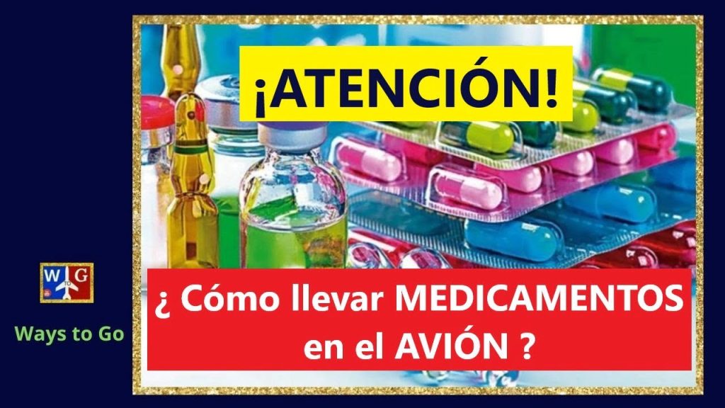 ¿Cómo pasar medicamentos en un aeropuerto? 6