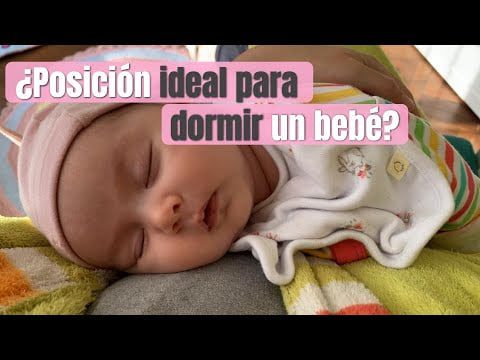 ¿Cuál es la forma correcta de acostar a un bebé recién nacido? 1