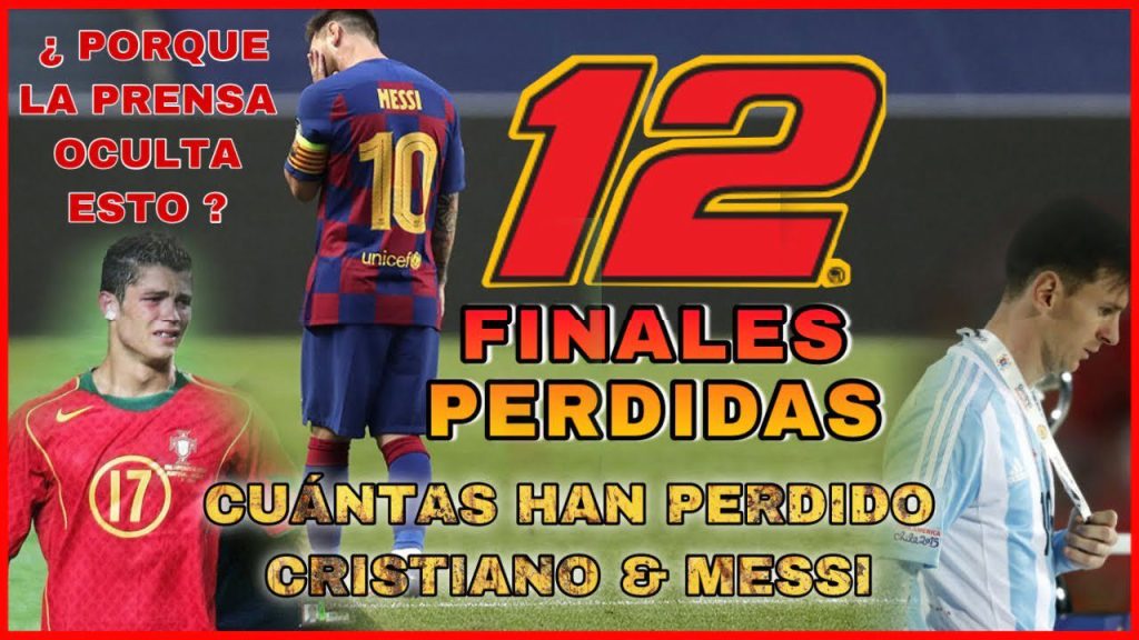 ¿Cuántas finales ha perdido Lionel Messi? 7