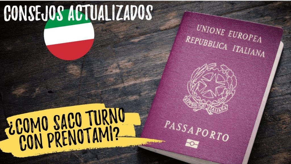 ¿Qué se necesita para sacar pasaporte italiano? 1