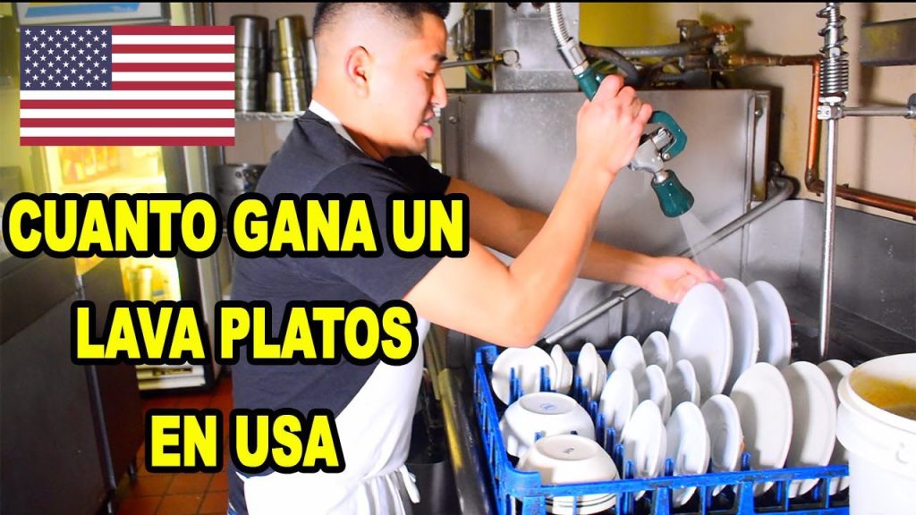 ¿Cuánto gana un lavaplatos en Estados Unidos a la semana? 5