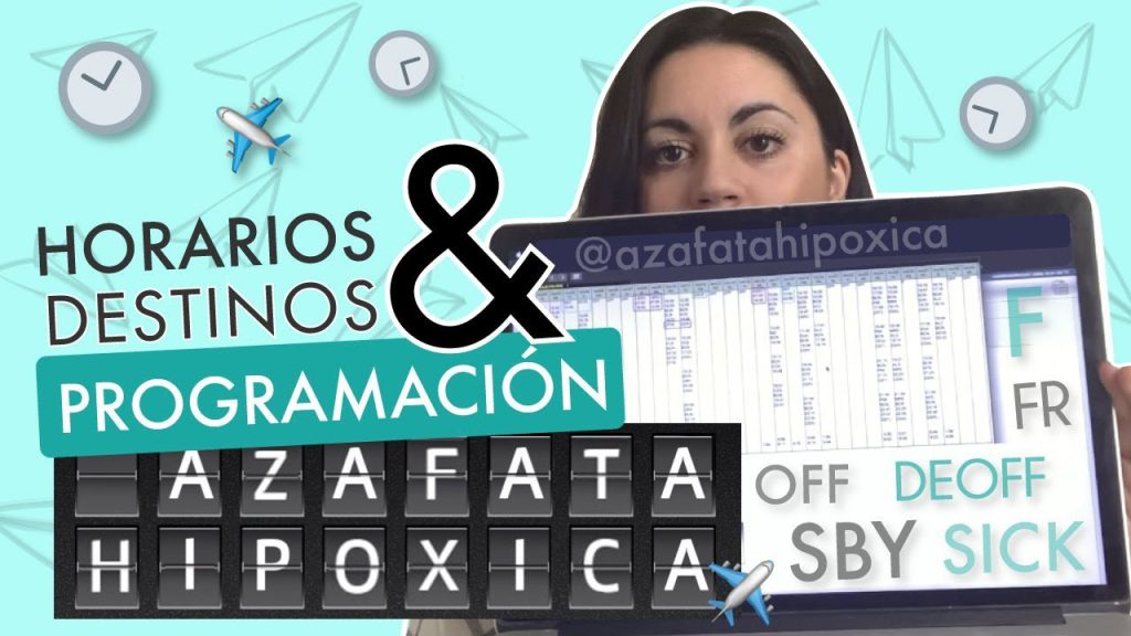 ¿Cuál es el horario de una azafata? 6