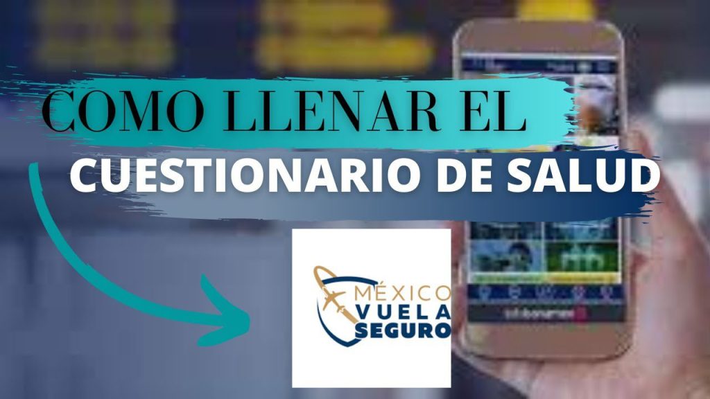 ¿Dónde llenar el cuestionario para viajar en avion? 12