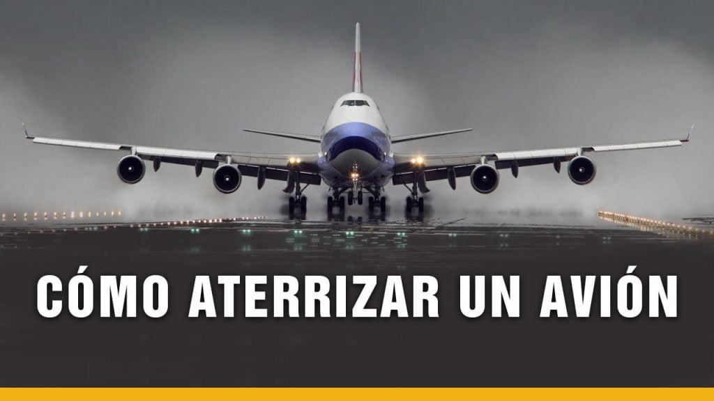 ¿Qué hace un avión al aterrizar? 6