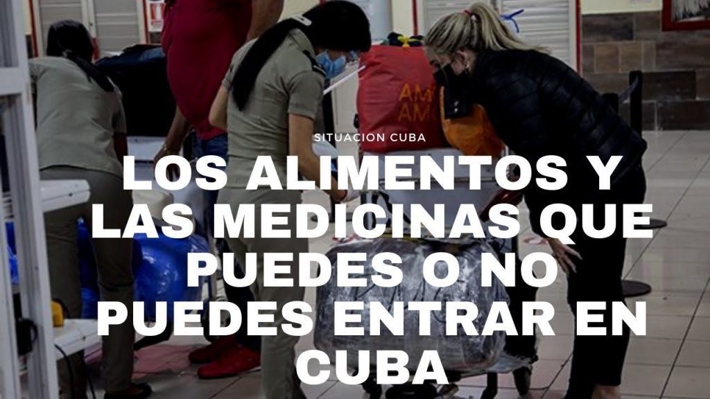 ¿Cuántas libras de medicina se puede llevar a Cuba 2022? 1
