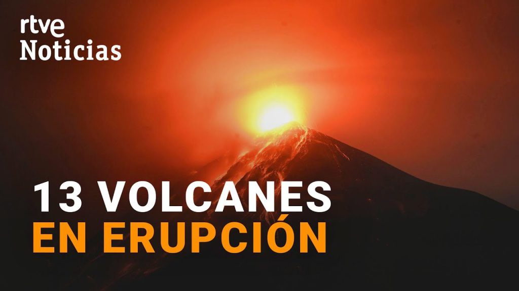 ¿Cuántos volcanes están activos hoy? 4