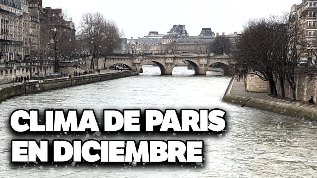 ¿Qué meses hay nieve en París? 1